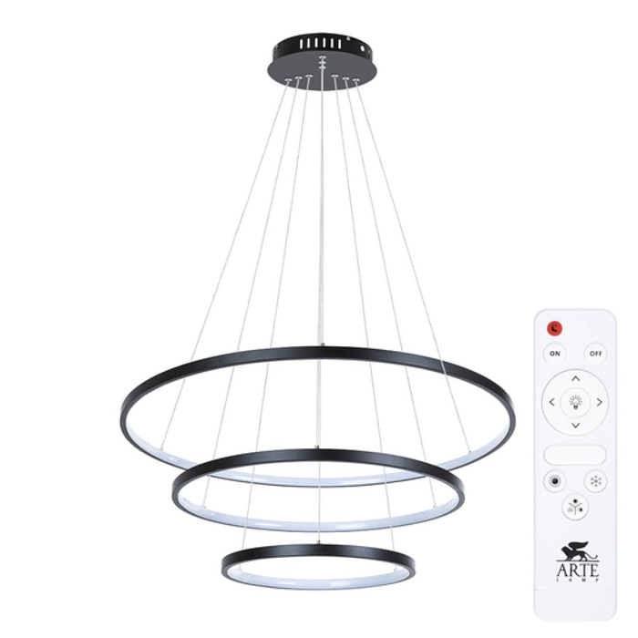 Люстра ARTE LAMP A2197SP-3BK