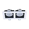 Спот Arte Lamp A2710PL-2WH